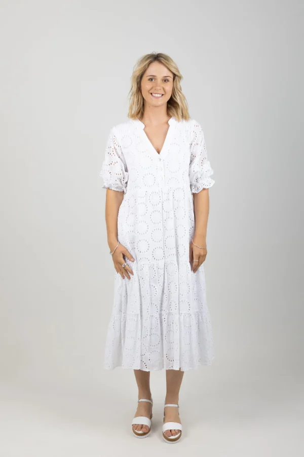 Dresses-ISLE OF MINE PARTERRE MAXI LOTUS