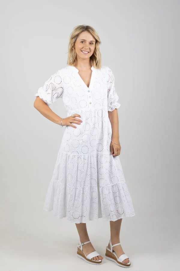 Dresses-ISLE OF MINE PARTERRE MAXI LOTUS