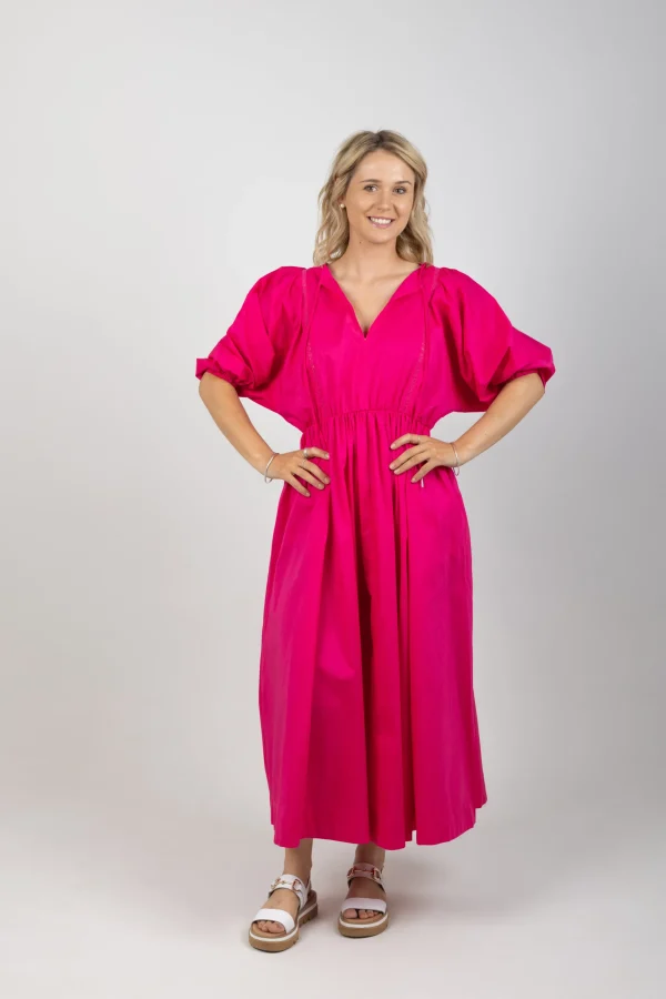 Dresses-ISLE OF MINE REMI MAXI RASPBERRY