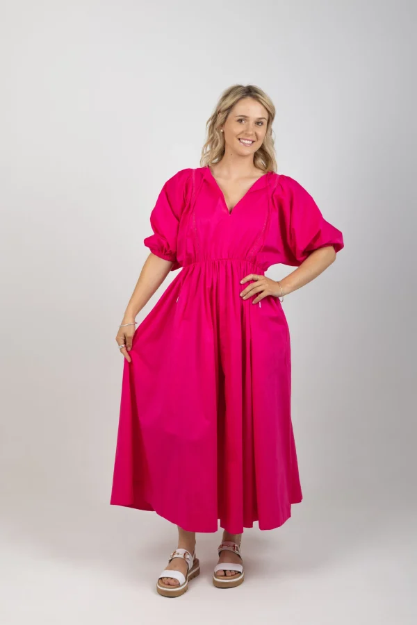 Dresses-ISLE OF MINE REMI MAXI RASPBERRY
