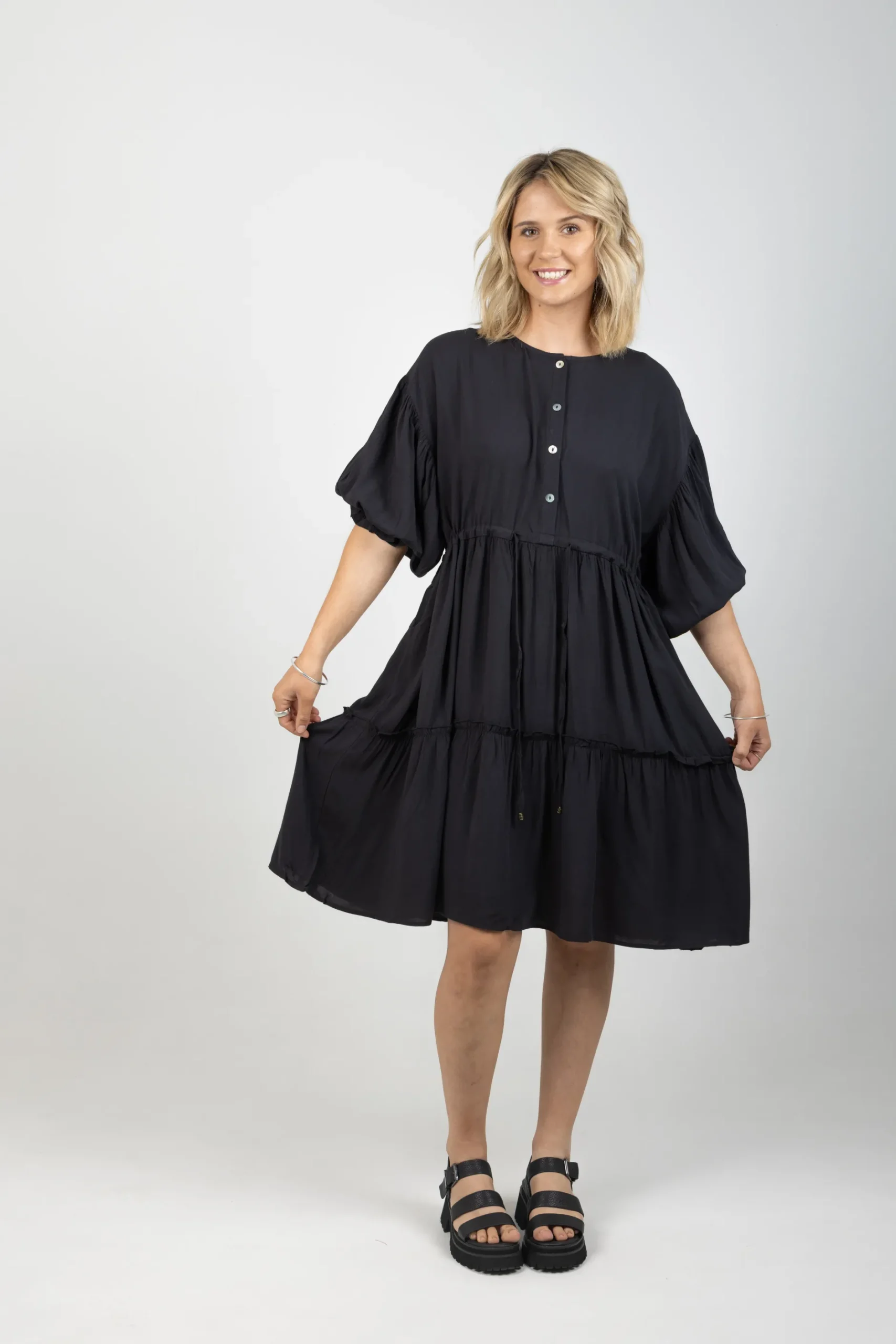 isle_of_mine_staple_tie_d_0.webp Dresses-ISLE OF MINE STAPLE TIE DRESS BLACK