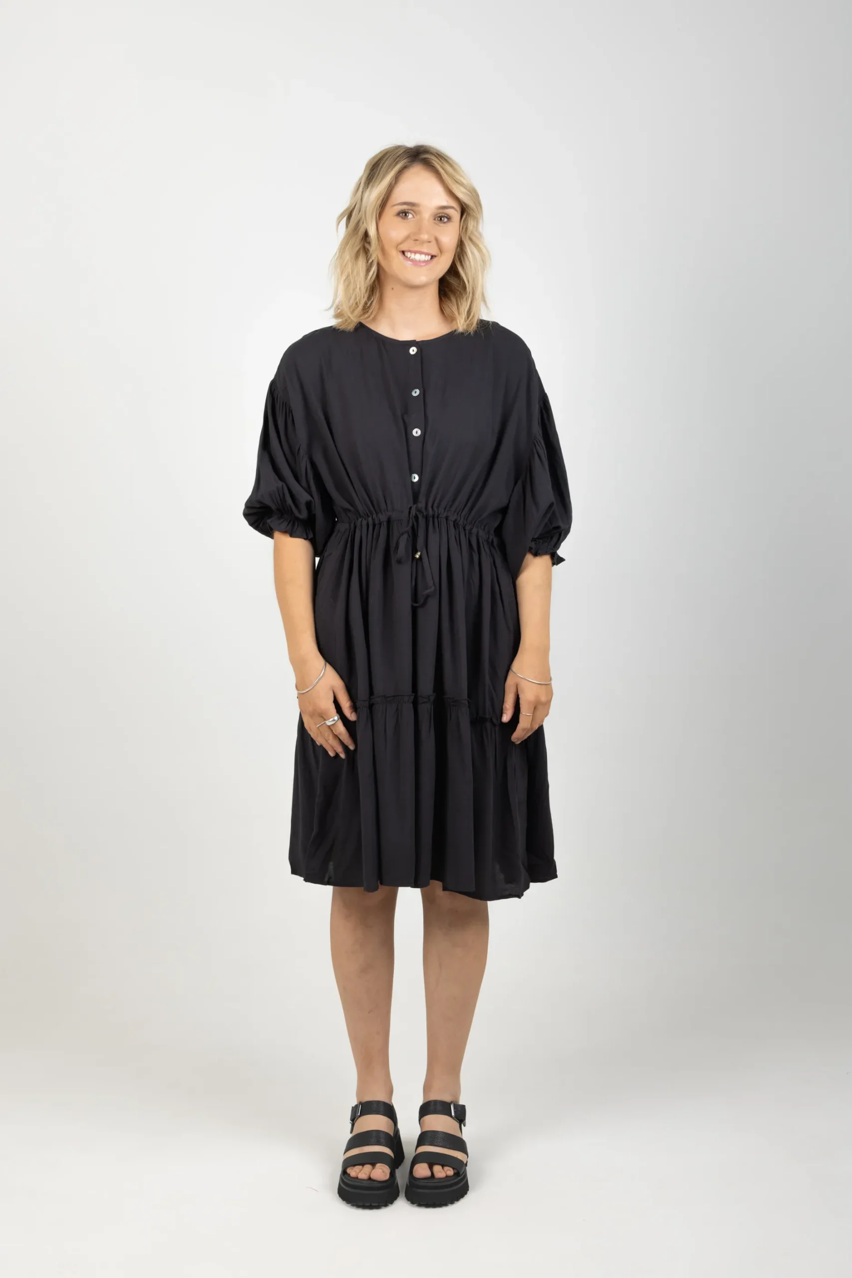 isle_of_mine_staple_tie_d_2.webp Dresses-ISLE OF MINE STAPLE TIE DRESS BLACK