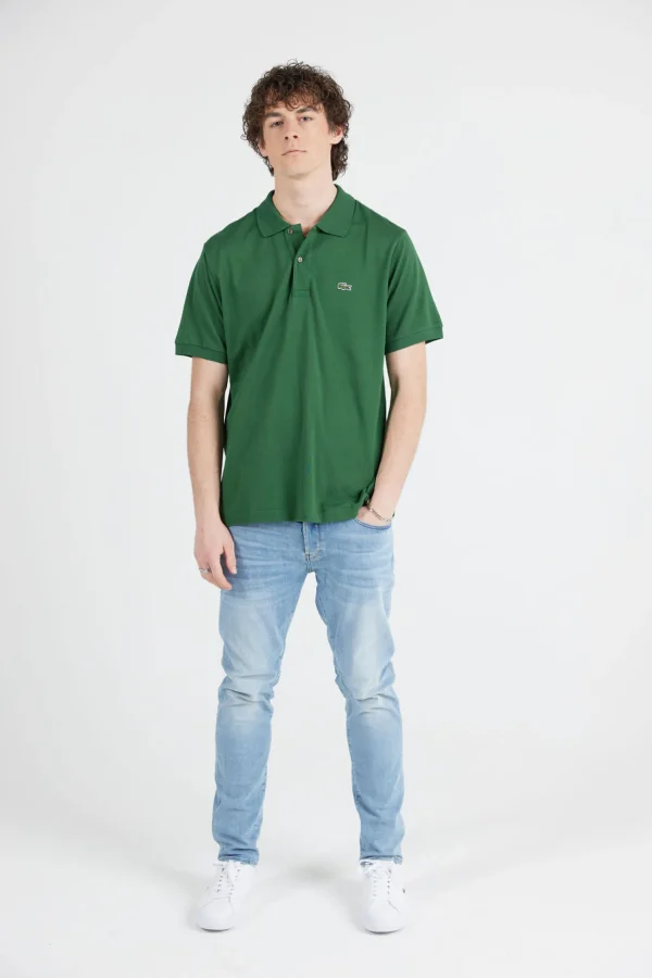 Tees & Tanks-LACOSTE CLASSIC POLO SHIRT - GREEN