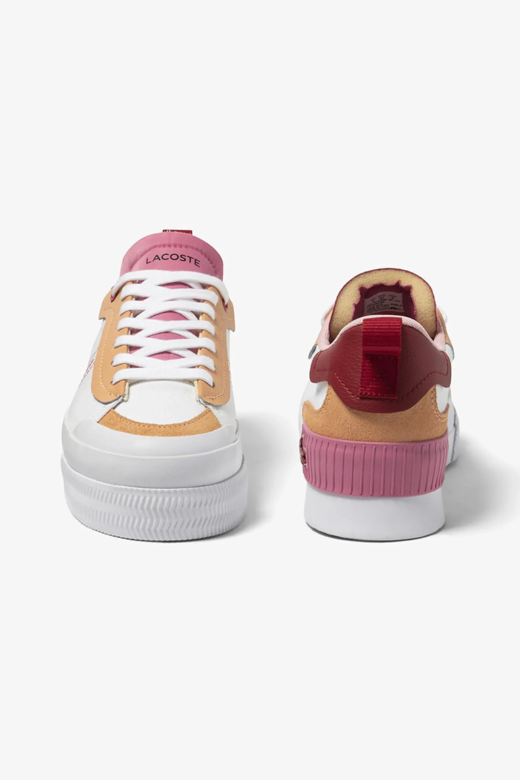 lacoste_womens_l_platform_3.webp Footwear-LACOSTE WOMENS L004 PLATFORM - PINK/ORANGE