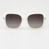 Sunglasses-LOCELLO DESI SUNGLASSES - WHITE LINEN