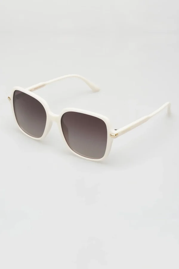Sunglasses-LOCELLO DESI SUNGLASSES - WHITE LINEN