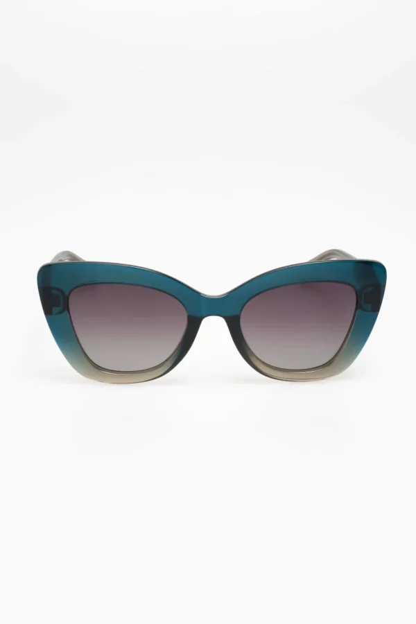 Sunglasses-LOCELLO EDEN SUNGLASSES - OMBRE GREEN