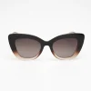 Sunglasses-LOCELLO EDEN SUNGLASSES - OMBRE BROWN