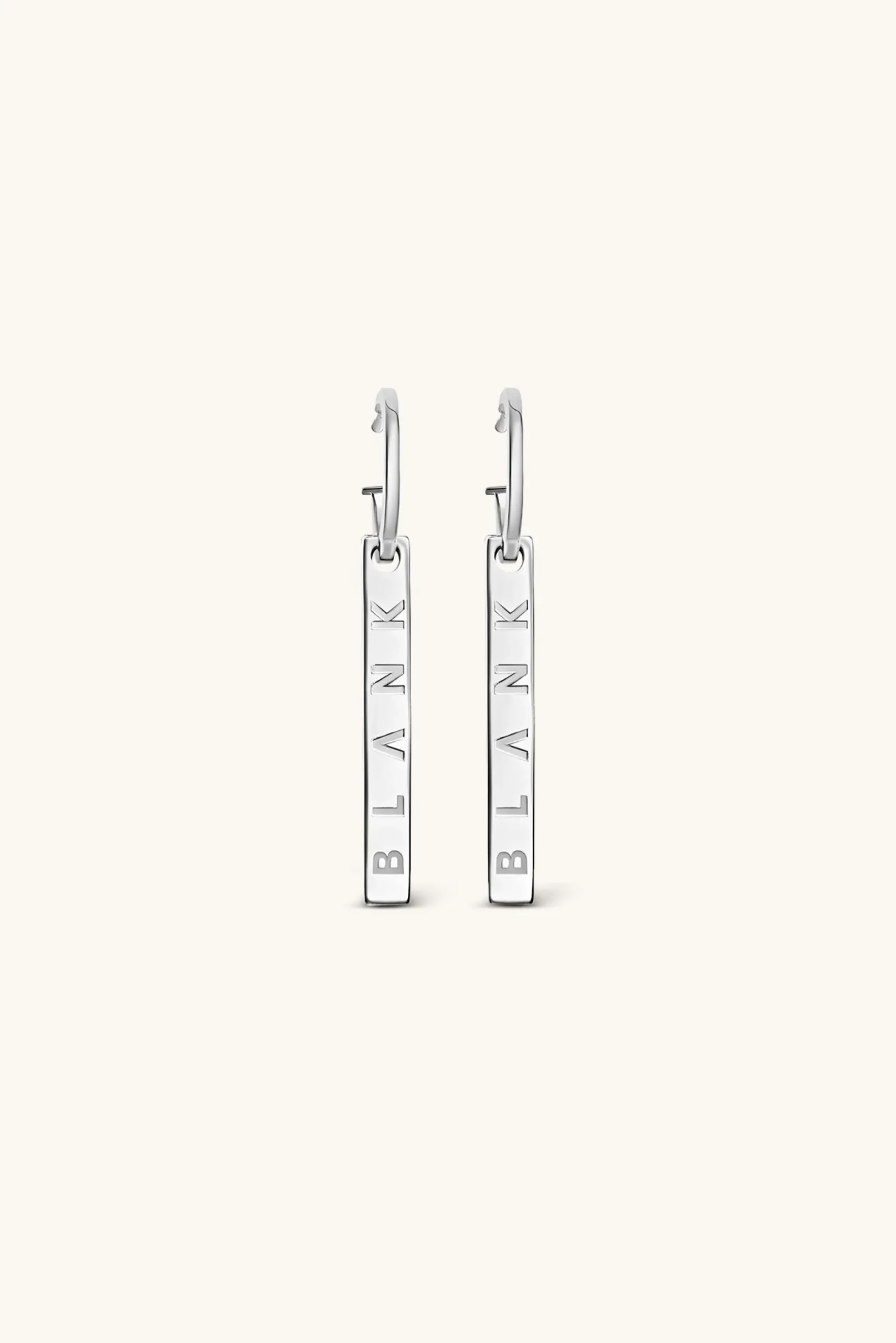logo_hoop_earrings_0.webp 925 Sterling Silver | Jewellery-BLANK SPACE. LOGO HOOP EARRINGS