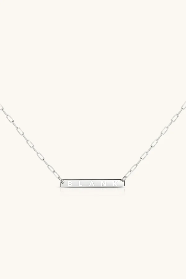 925 Sterling Silver | Jewellery-BLANK SPACE. LOGO NECKLACE