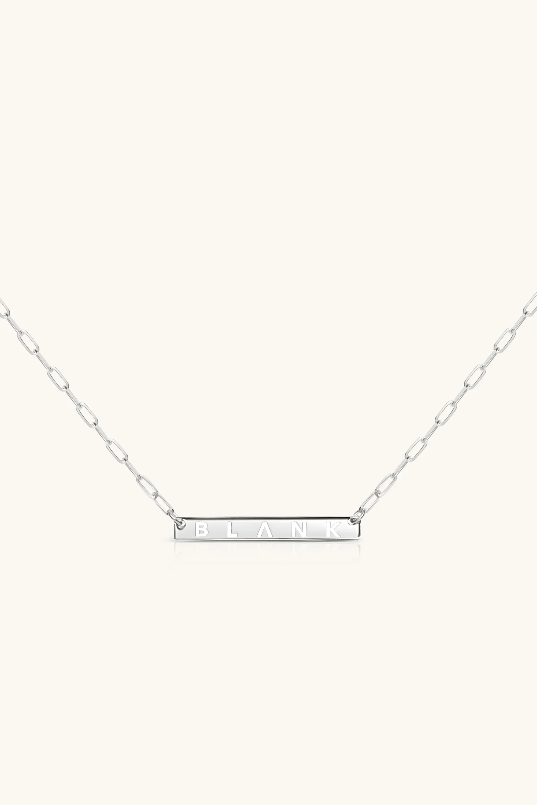 logo_necklace_0.webp 925 Sterling Silver | Jewellery-BLANK SPACE. LOGO NECKLACE