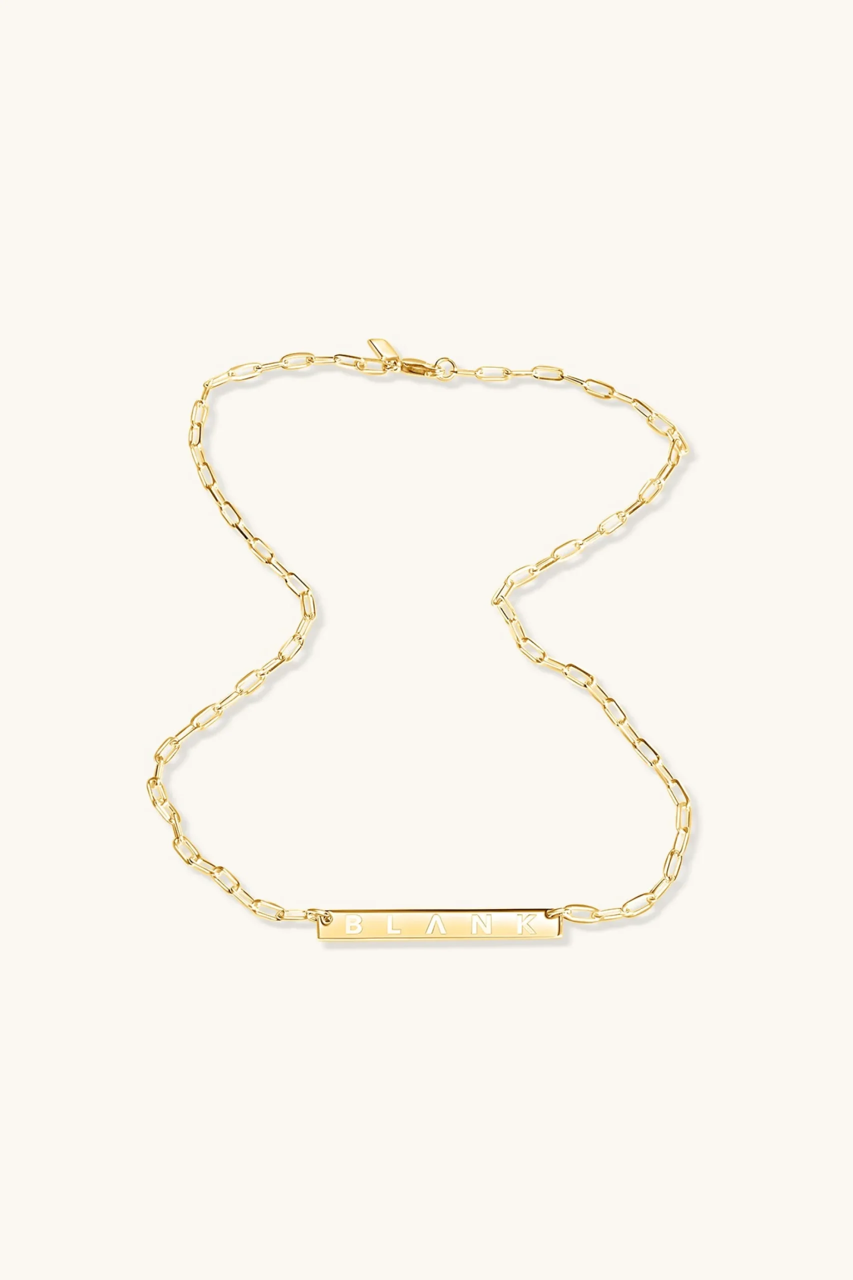 logo_necklace_kt_gold_1.webp 18Kt Gold Plated | Jewellery-BLANK SPACE. LOGO NECKLACE 18KT GOLD
