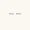 925 Sterling Silver | Jewellery-BLANK SPACE. LOGO STUD EARRINGS
