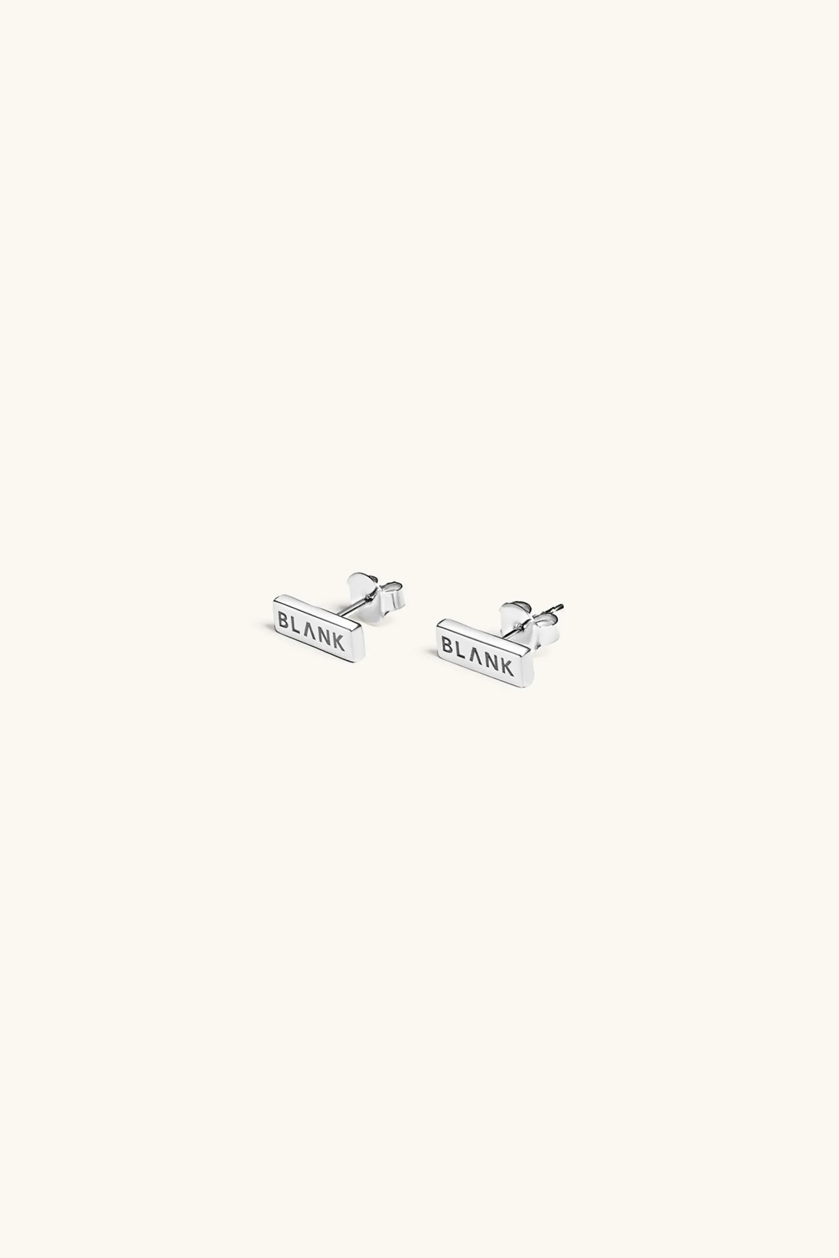 logo_stud_earrings_1.webp 925 Sterling Silver | Jewellery-BLANK SPACE. LOGO STUD EARRINGS