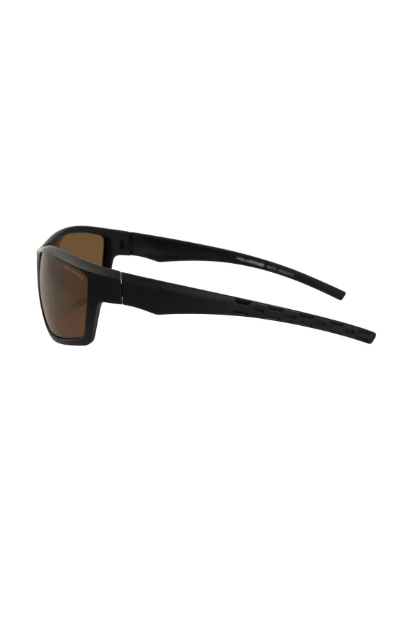 Sunglasses-POLASPORTS ANGLER II SUNGLASSES - MATTE BLACK / BROWN