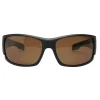 Sunglasses-POLASPORTS SKIPPER SUNGLASSES - MATTE BLACK / BROWN