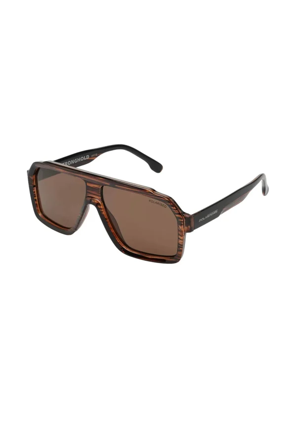 Sunglasses-POLASPORTS STRONGHOLD SUNGLASSES - BROWN