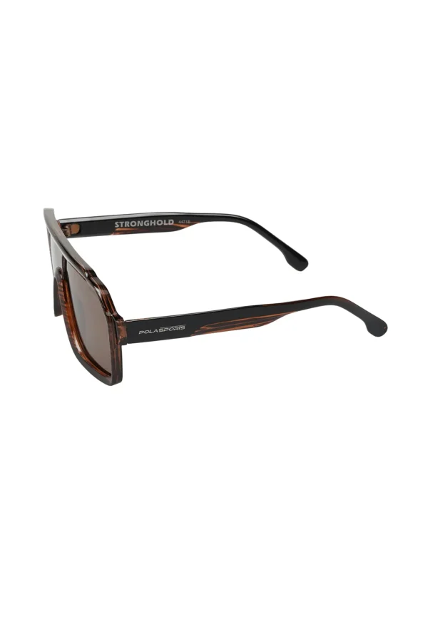 Sunglasses-POLASPORTS STRONGHOLD SUNGLASSES - BROWN