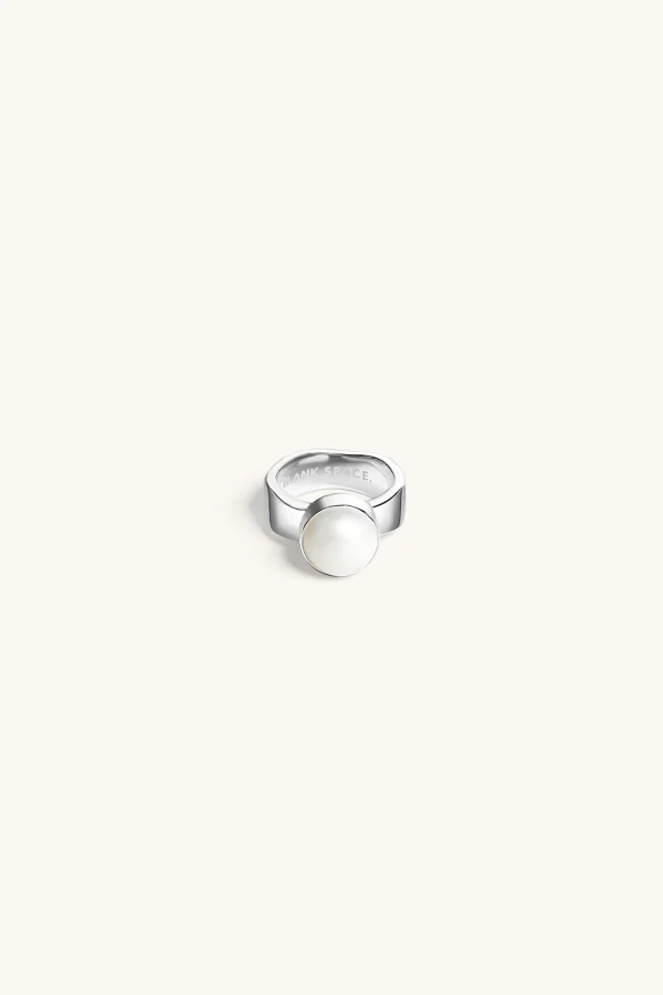 Freshwater Pearls | 925 Sterling Silver-BLANK SPACE. PRETTY PEARL RING