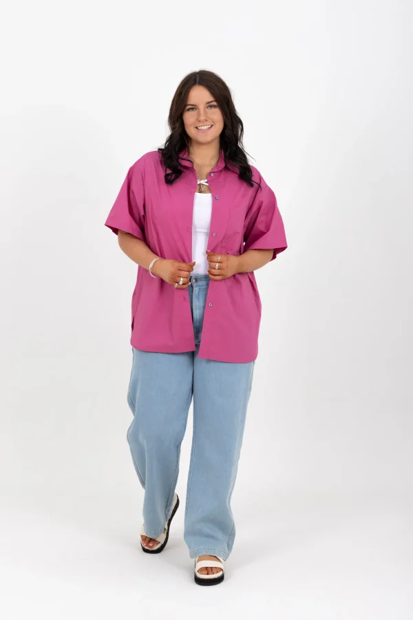 Shirts & Tops-RICOCHET AMES SHIRT - PINK