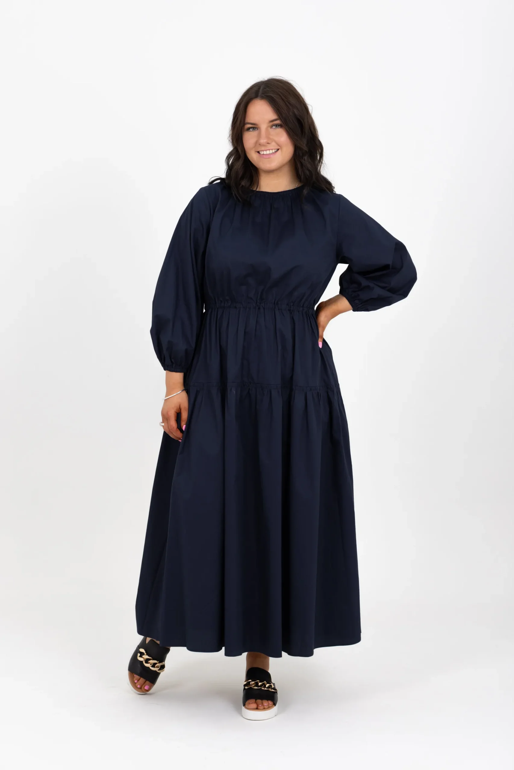 ricochet_ashley_dress__in_3.webp Dresses-RICOCHET ASHLEY DRESS - INK