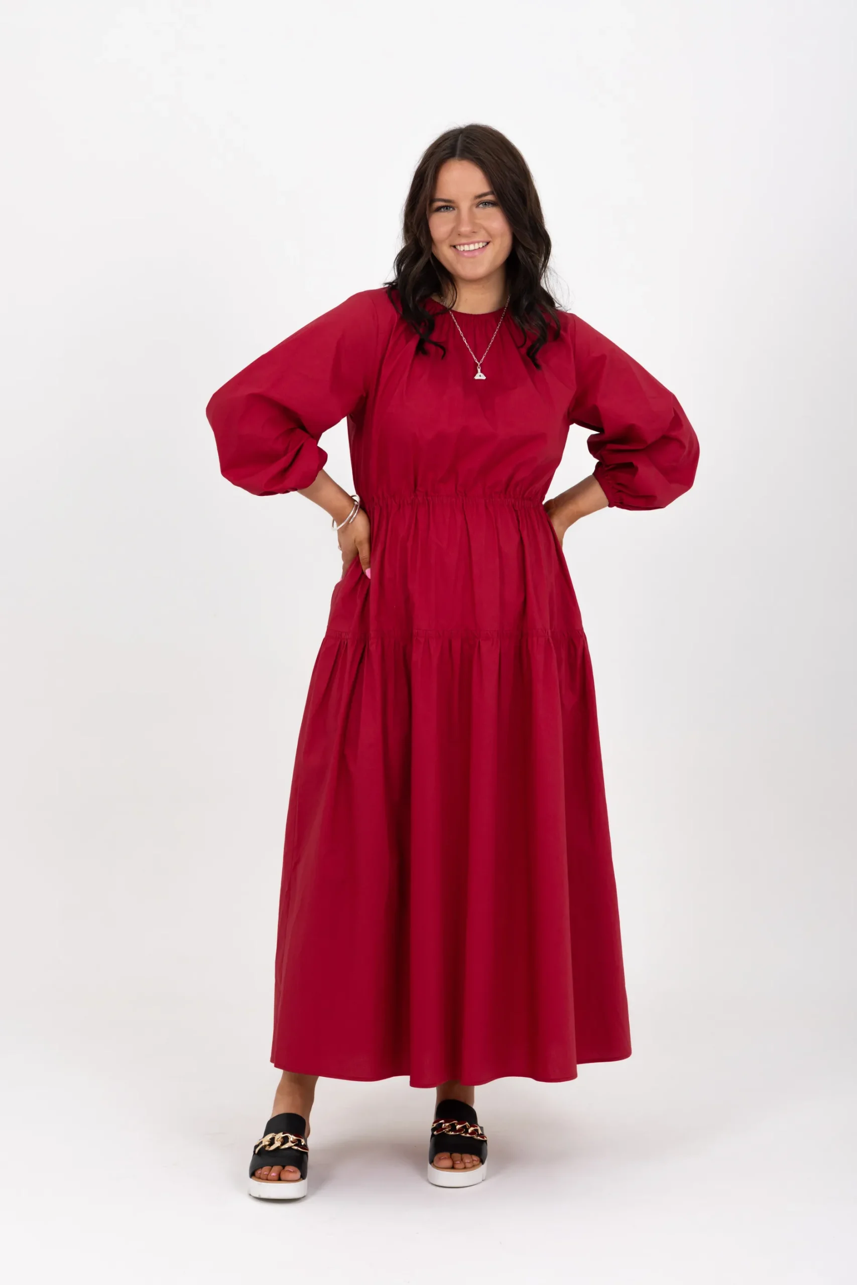 ricochet_ashley_dress__ra_1.webp Dresses-RICOCHET ASHLEY DRESS - RASPBERRY