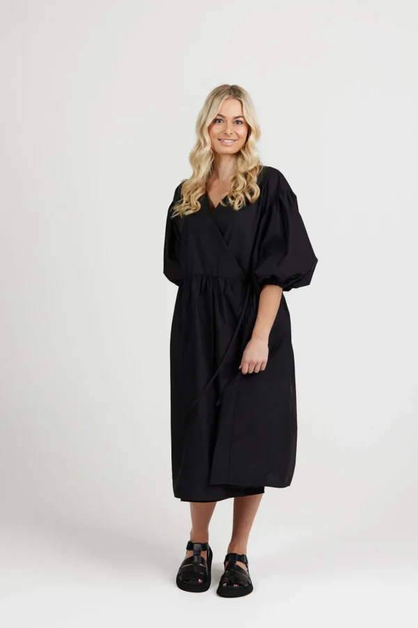 Dresses-RICOCHET CALI DRESS - BLACK (EXCLUSIVE TO BLANK SPACE)