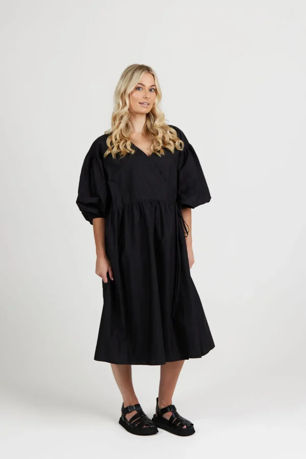 Dresses-RICOCHET CALI DRESS - BLACK (EXCLUSIVE TO BLANK SPACE)