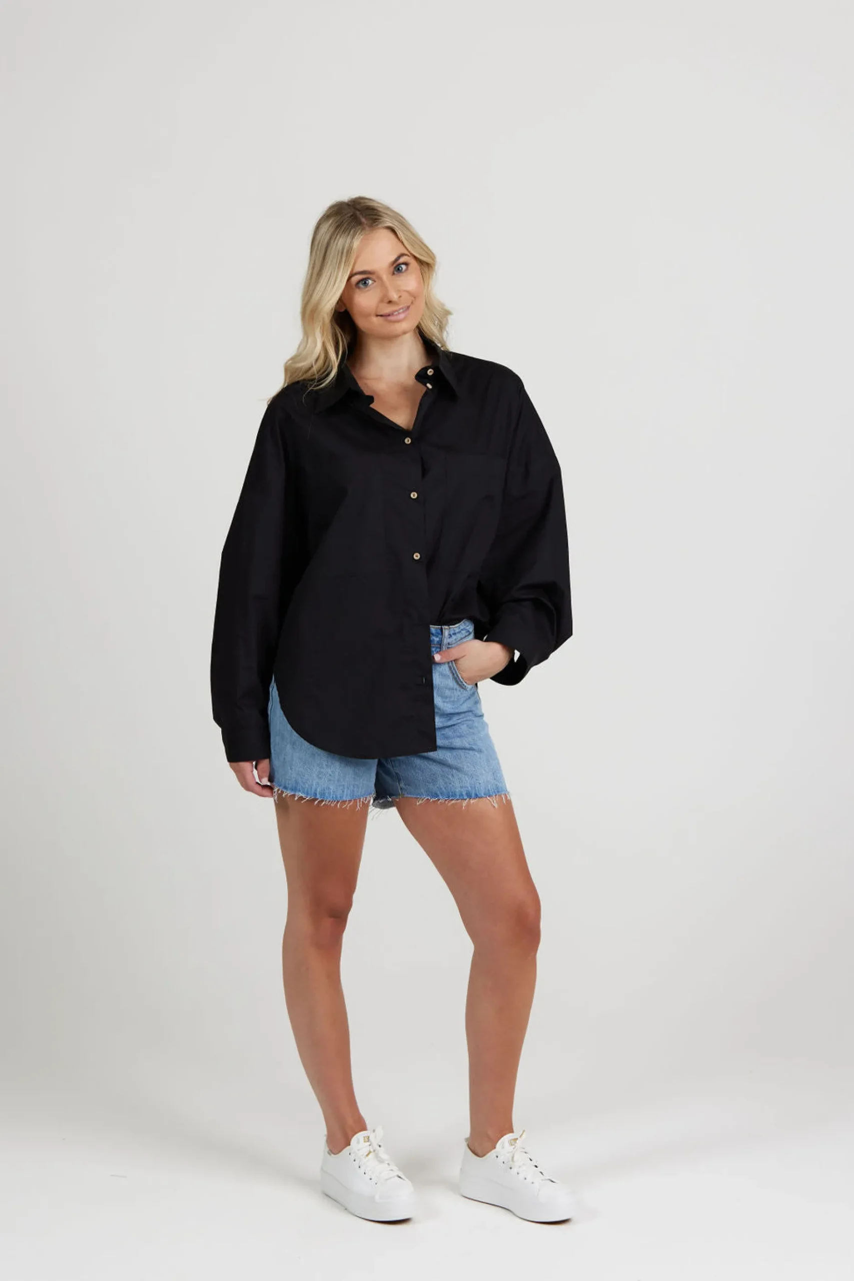 ricochet_fredrick_shirt___1-1.webp Shirts & Tops-RICOCHET FREDRICK SHIRT - BLACK