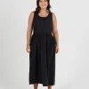 Dresses-RICOCHET PEARCE DRESS - BLACK