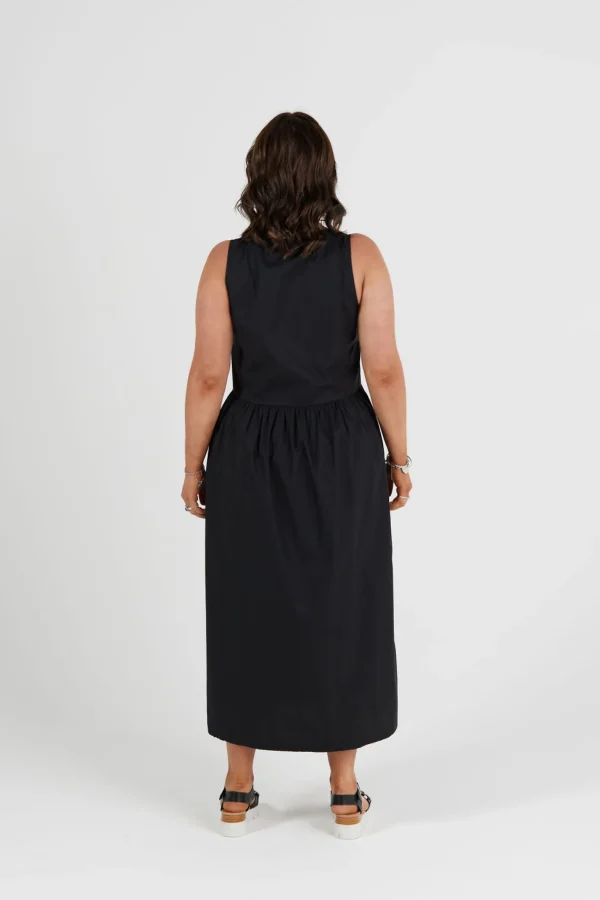 Dresses-RICOCHET PEARCE DRESS - BLACK