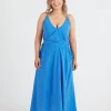 Dresses-RICOCHET THE LADYKILLERS CAMI DRESS - CORNFLOWER