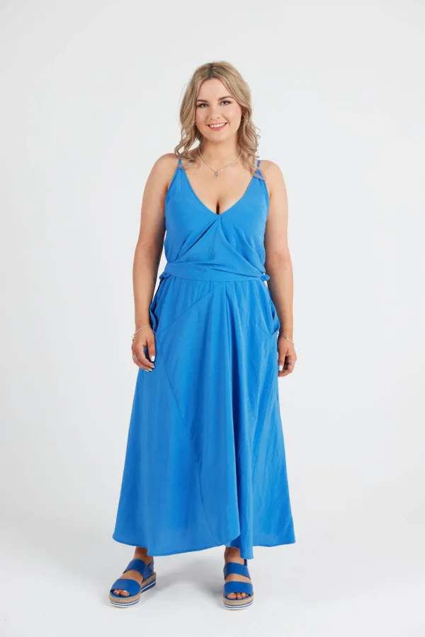 Dresses-RICOCHET THE LADYKILLERS CAMI DRESS - CORNFLOWER