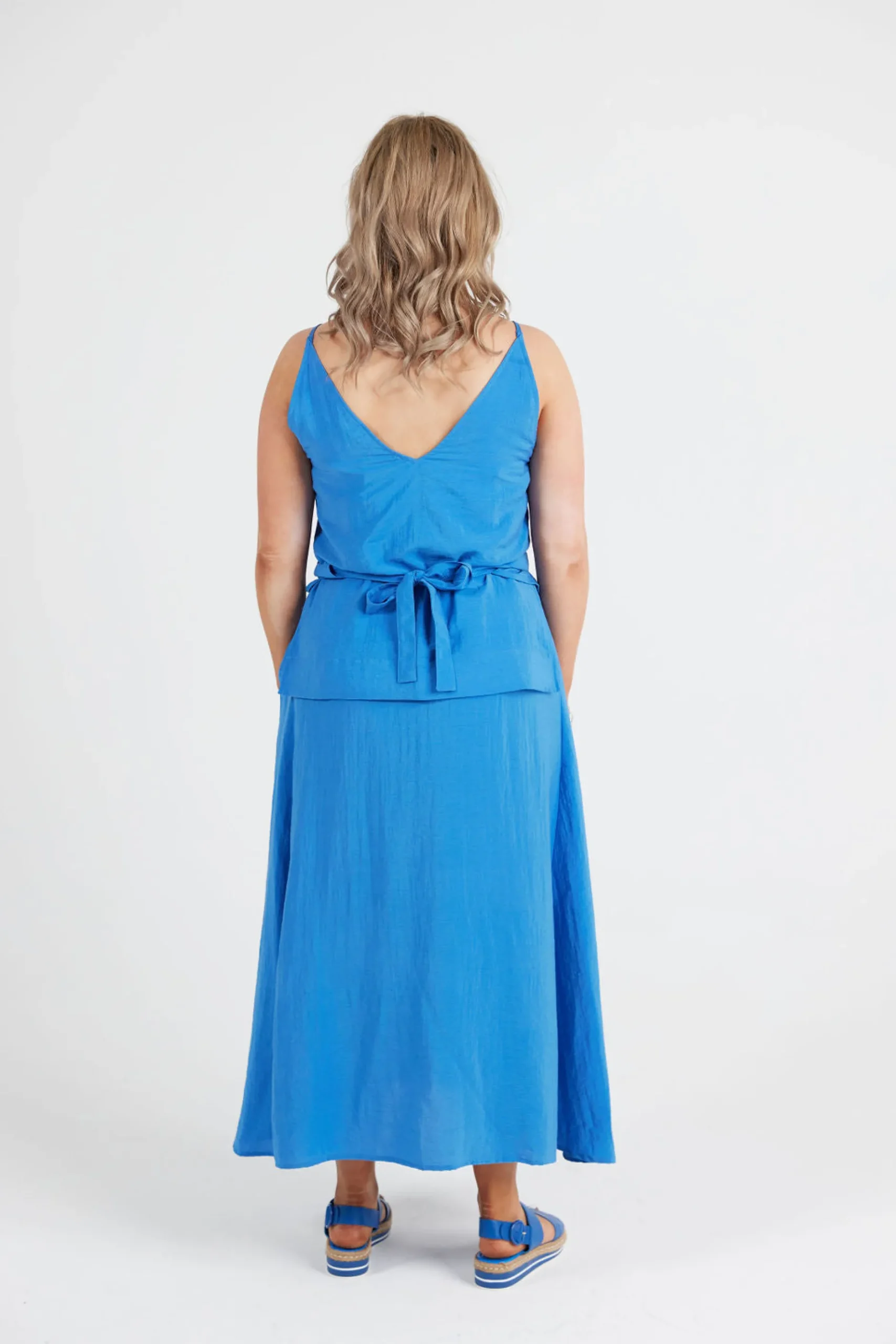 ricochet_the_ladykillers__3.webp Dresses-RICOCHET THE LADYKILLERS CAMI DRESS - CORNFLOWER