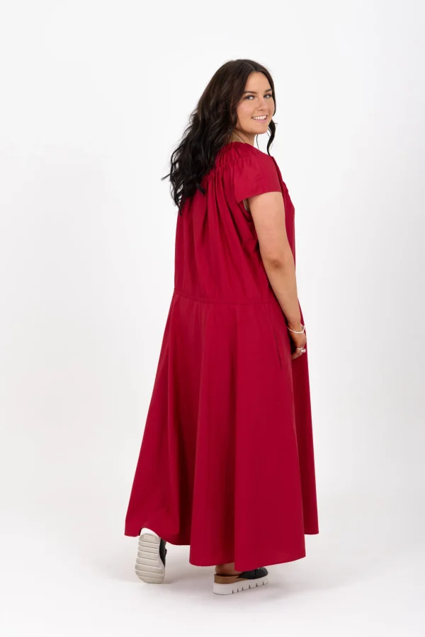 Dresses-RICOCHET THIERRY DRESS - RAPSBERRY