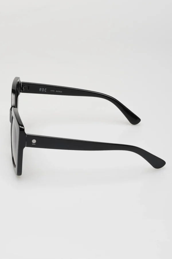 Sunglasses-ROC EYEWEAR AIRS SUNGLASSES - BLACK