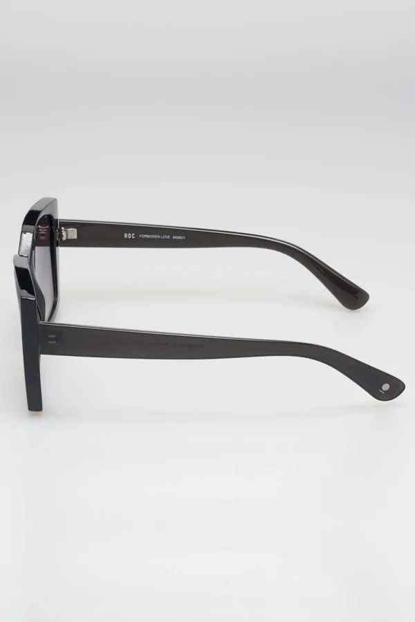 Sunglasses-ROC EYEWEAR FORBIDDEN LOVE SUNGLASSES - CRYSTAL BLACK