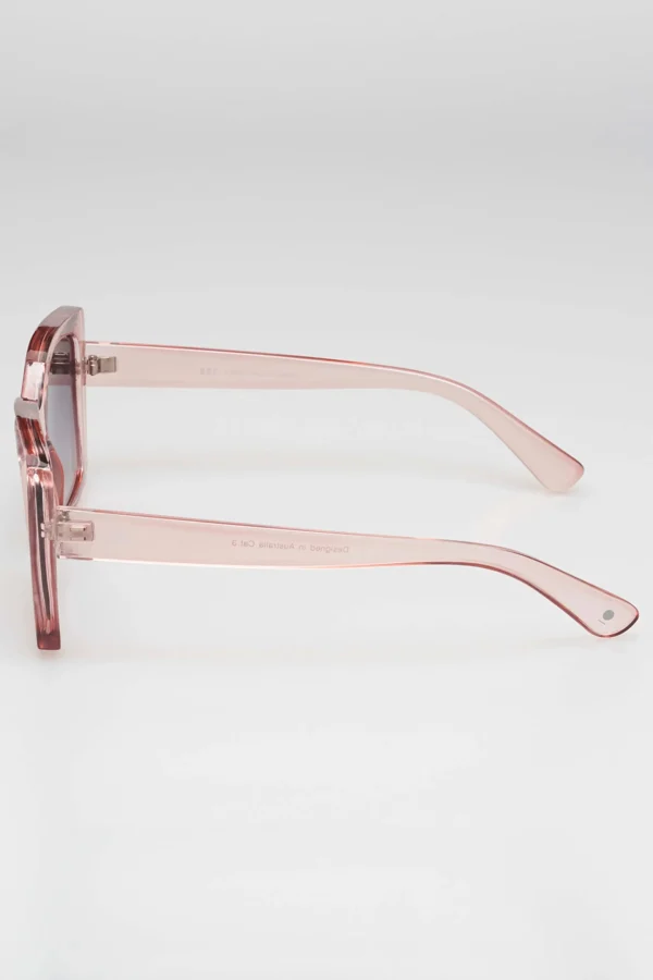 Sunglasses-ROC EYEWEAR FORBIDDEN LOVE SUNGLASSES - ROSE QUARTZ