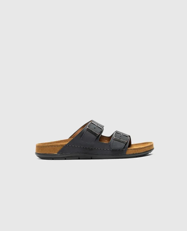 Footwear-RODD & GUNN RAGLAN SLIDE NAVY