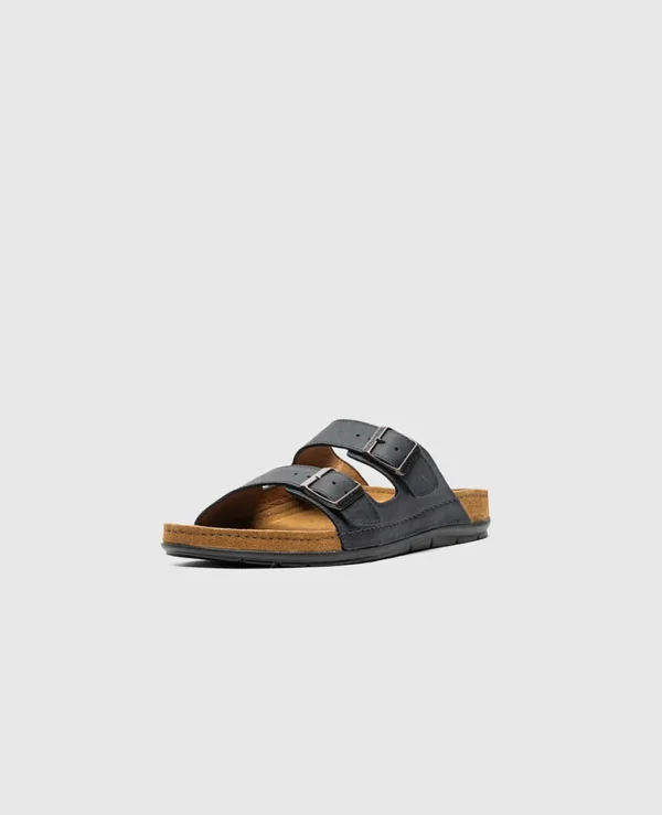Footwear-RODD & GUNN RAGLAN SLIDE NAVY