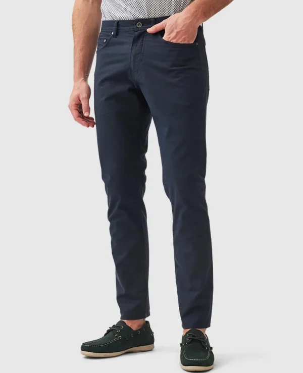 Pants-RODD & GUNN STRAIGHT FIT JEAN MIDNIGHT