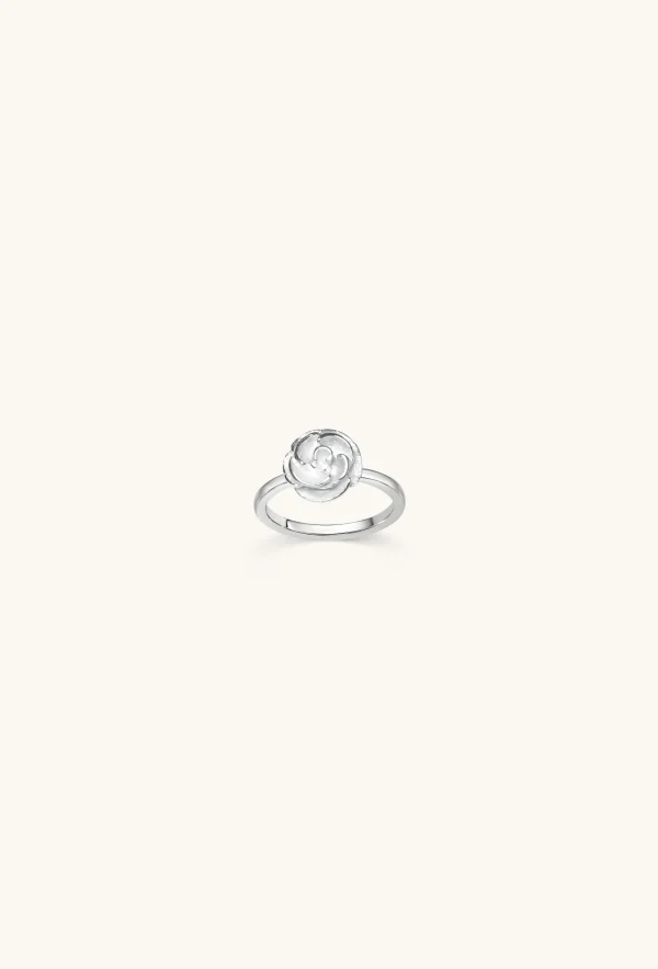 925 Sterling Silver | Jewellery-BLANK SPACE. ROSE STACKER RING