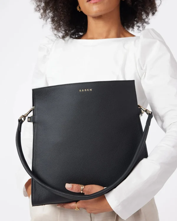 Bags & Wallets-SABEN BEATRICE SHOULDER BAG BLACK