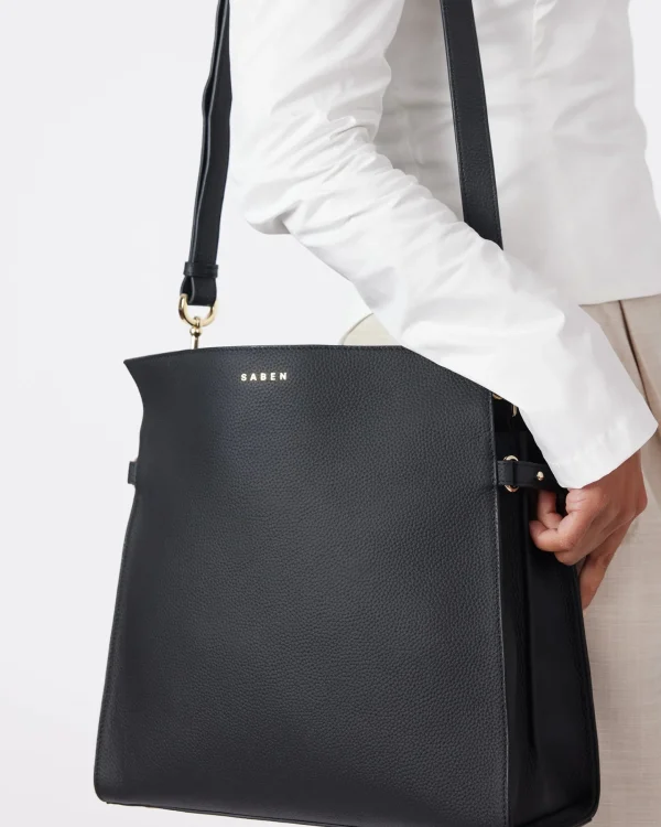Bags & Wallets-SABEN BEATRICE SHOULDER BAG BLACK