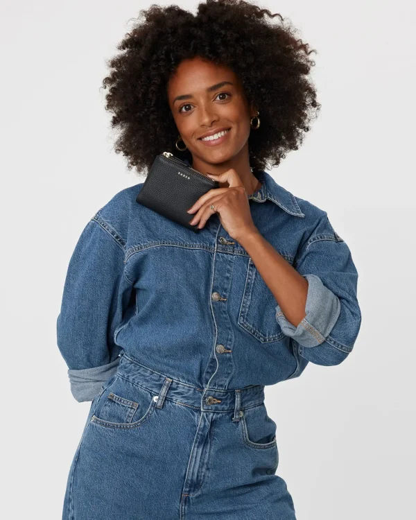 Bags & Wallets-SABEN DELILAH WALLET BLACK