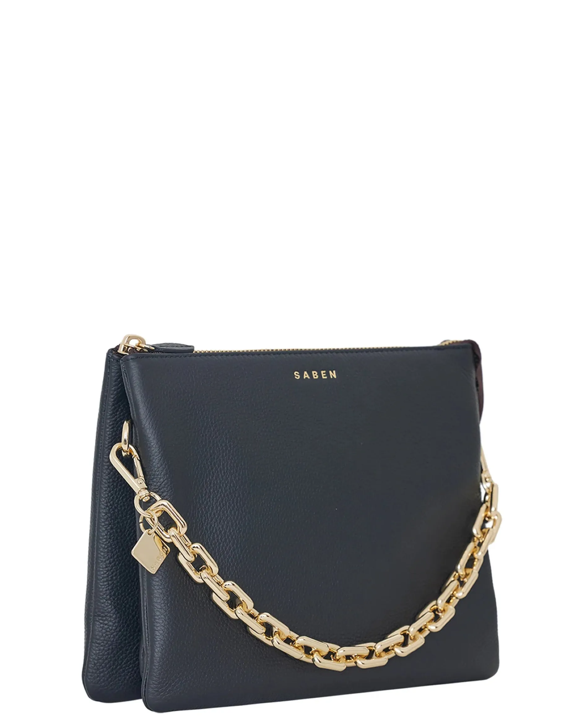 saben_matilda_crossbody_b_6.webp Bags & Wallets-SABEN MATILDA CROSSBODY BAG BLACK + CHUNKY CHAIN