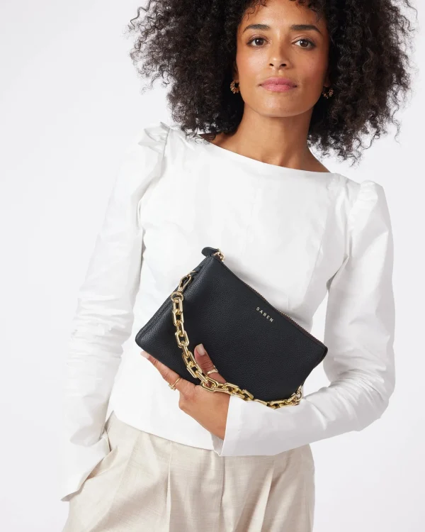 Bags & Wallets-SABEN TILLY'S BIG SIS CROSSBODY BAG BLACK