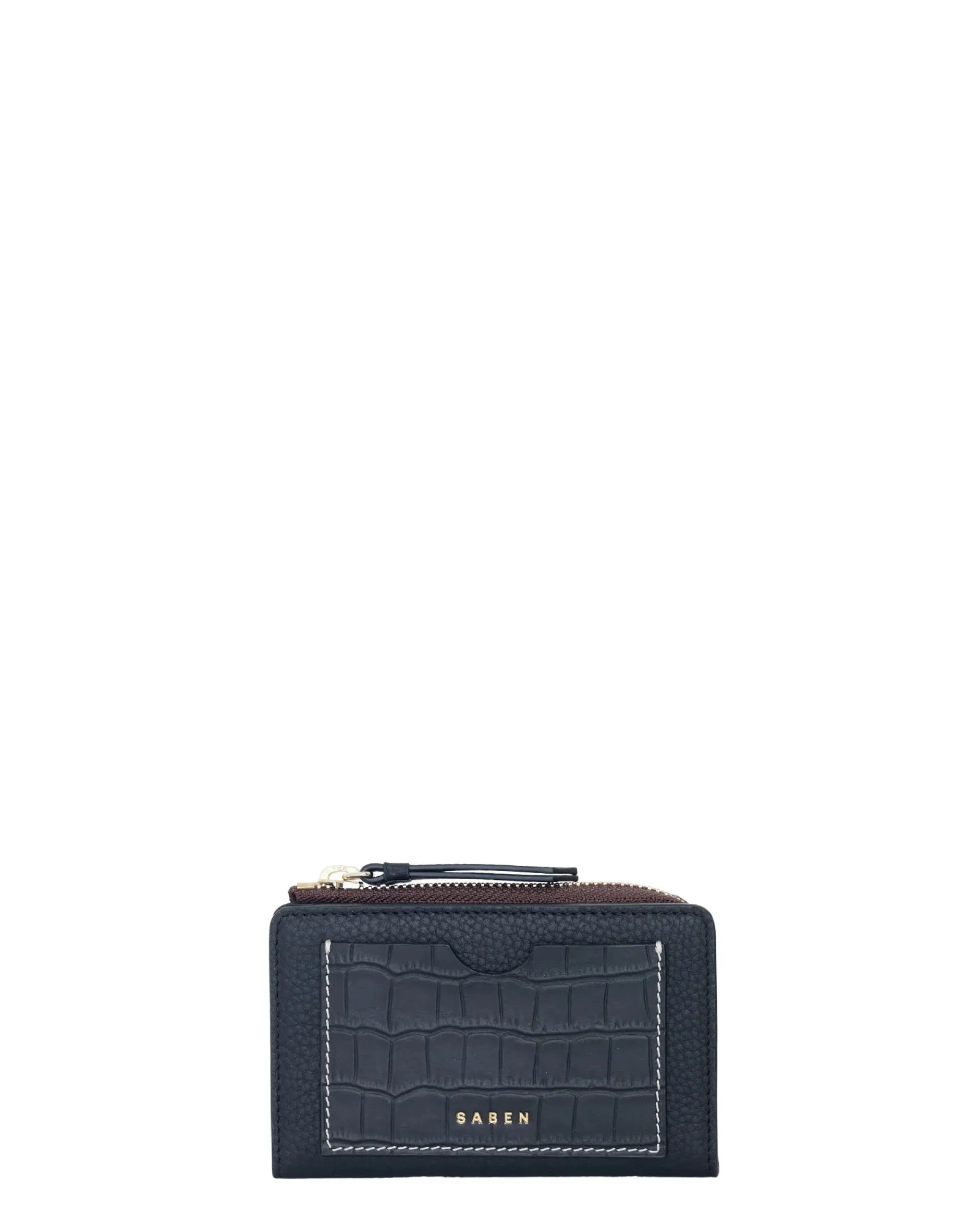 saben_wednesday_wallet_bl_2.webp Bags & Wallets-SABEN WEDNESDAY WALLET BLACK CROC