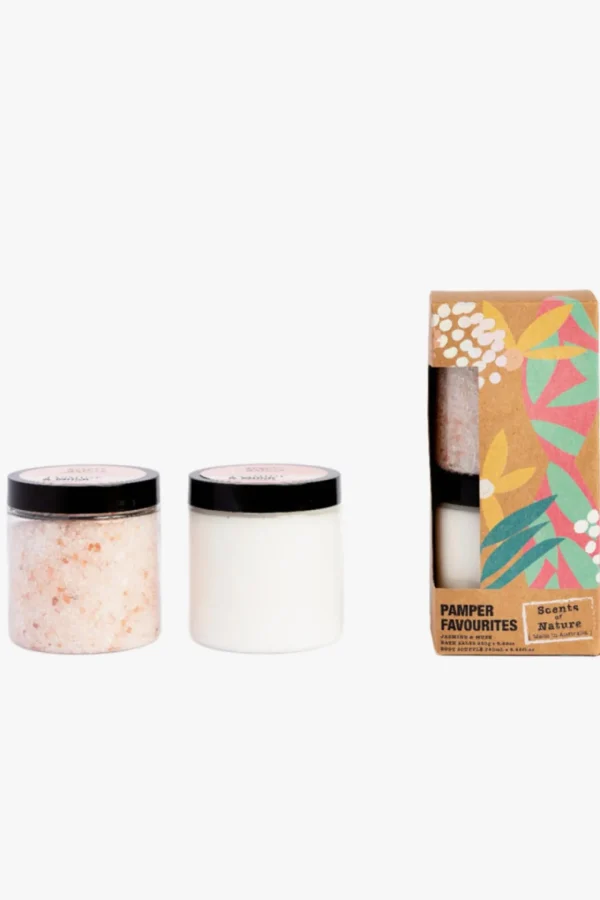 Bed & Bath-SCENTS OF NATURE BODY SOUFFLE & BATH SALT GIFT SET