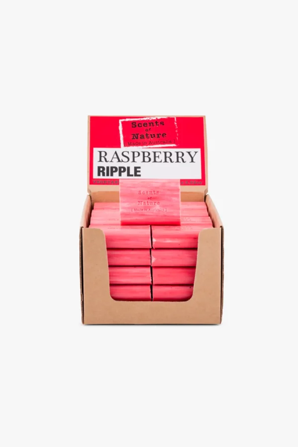 Bed & Bath-SCENTS OF NATURE ROUGH-CUT SOAP RASPBERRY RIPPLE